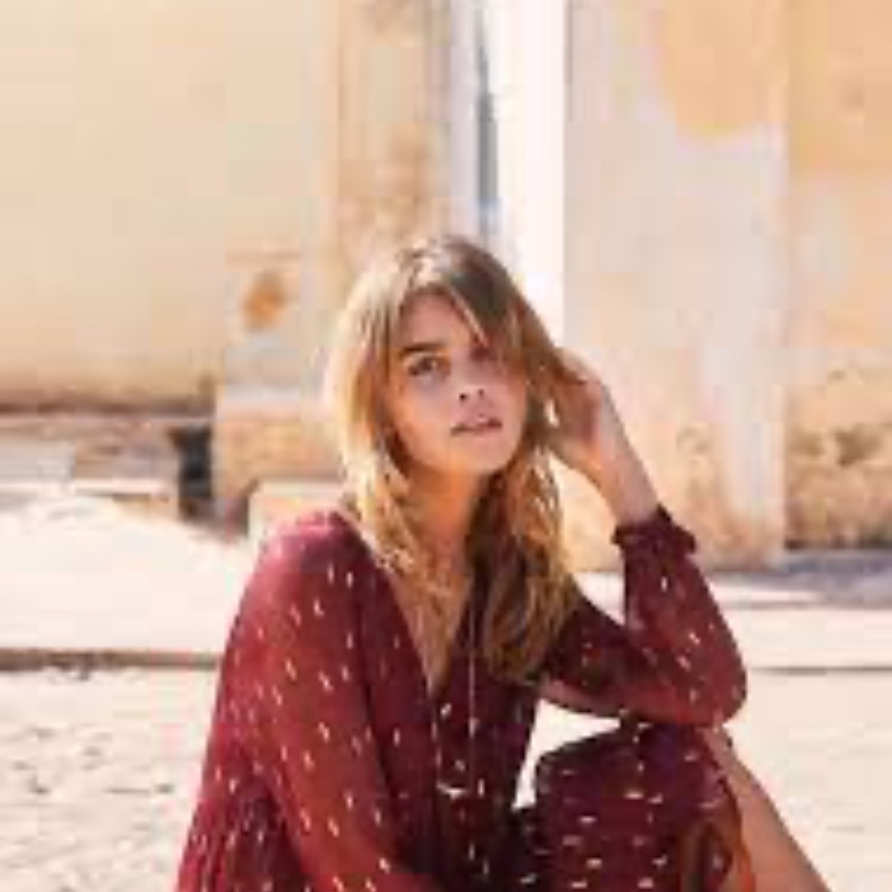 Sezane Robe Celeste - Picture 3 of 11